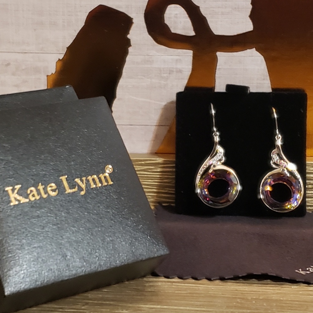 Kate Lynn Nirvana of Phoenix Swarovski Earrings